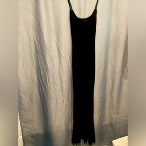 Skims long black maxi